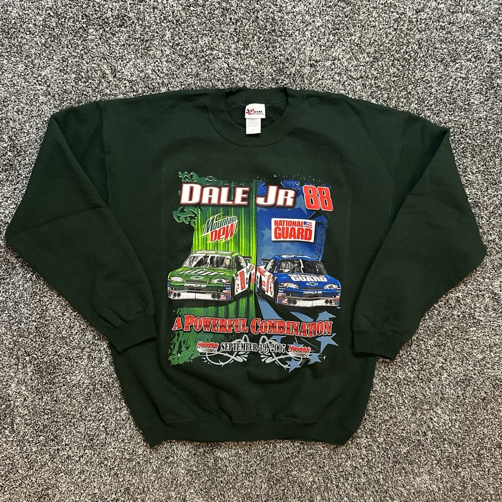 NASCAR Graphic Green Men's Sweater